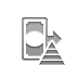pyramid, payment Gray icon