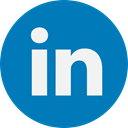 Linkedin, social network, social media, Logo, Logos, logotype DarkCyan icon