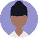 Avatar, woman, profile, Business, people, user MediumPurple icon