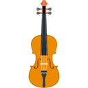 Violin, musical instrument, String Instrument, music, Orchestra Black icon