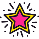 signs, Favorite, rate, shapes, star, Favourite Black icon