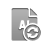Format, File, refresh, Ai DarkGray icon
