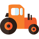 transport, vehicle, Automobile, Farm, tractor, engine Black icon