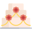 Wedding Cake, sweet, Bakery, Dessert, birthday, food MistyRose icon