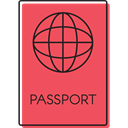 document, technology, travel, passport, identification, Identity Tomato icon