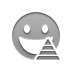 grin, pyramid, smiley DarkGray icon