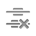 vertical, Center, distribute, cross Gray icon