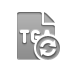 Format, File, Tga, refresh DarkGray icon