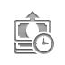 tax, Clock Gray icon