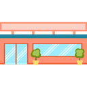 store, Shop, Business, buildings, Restaurant Black icon