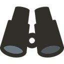 spy, see, Binoculars, Eye, sight, Tools And Utensils, Goggles DarkSlateGray icon
