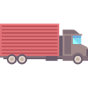 Automobile, transport, Delivery, Cargo Truck, vehicle, Delivery Truck, truck Black icon