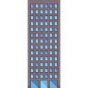 Building, urban, city, Architectonic, buildings, skyscraper, town Black icon