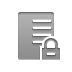 Lock, Server DarkGray icon