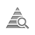 zoom, pyramid Gray icon