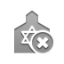 Close, Synagogue Gray icon