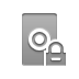 Lock, switch DarkGray icon
