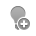 Add, off, lightbulb DarkGray icon