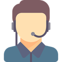 Avatar, Headphones, Microphone, support, people, customer service, technology, Call, Telemarketer DimGray icon