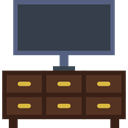 television, technology, screen, Tv DarkSlateGray icon