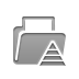 pyramid, File Gray icon