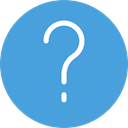 Info, Information, round, button, question, question mark, help, interface CornflowerBlue icon