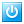 Badge, power, square DodgerBlue icon