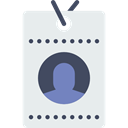 pass, Identity, id card, Business, identification Lavender icon