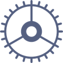 cogwheel, Gear, configuration, Tools And Utensils, settings DimGray icon