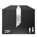 Zip, File, nanosuit, Black DarkSlateGray icon
