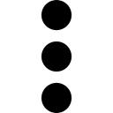 shapes, Ellipsis, Punctuation, interface, Three Dots, mark, more Black icon