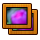 double, frame Chocolate icon