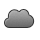 Cloud, Dark Gray icon