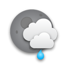 night, Shower Gray icon