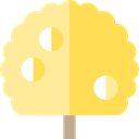 Botanical, Tree, nature, ecology Khaki icon