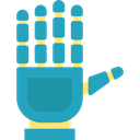 digital, Multimedia, electronic, technology, Augmented Reality, Wired Gloves, virtual reality LightSeaGreen icon