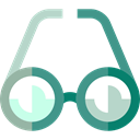 Glasses, vision, eyeglasses, Ophthalmology, optical, reading glasses, Tools And Utensils Black icon