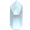 Crystal, quartz Black icon
