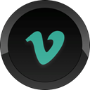 Vimeo Black icon