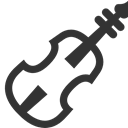 Violin Black icon