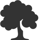 Tree, Deciduous DarkSlateGray icon