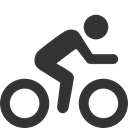 regular, Biking DarkSlateGray icon