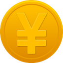 yuan, coin Orange icon