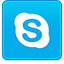 Shadow, Skype DeepSkyBlue icon