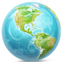earth SkyBlue icon
