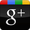 Black, Gloss, Googleplus Black icon