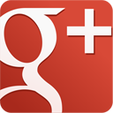 Googleplus, red Firebrick icon