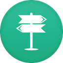 navigation LightSeaGreen icon