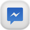 Facebook, Messenger Gainsboro icon