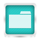 Explorer, File LightSeaGreen icon